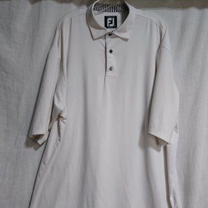 Prodry Lisle White Golf Shirt